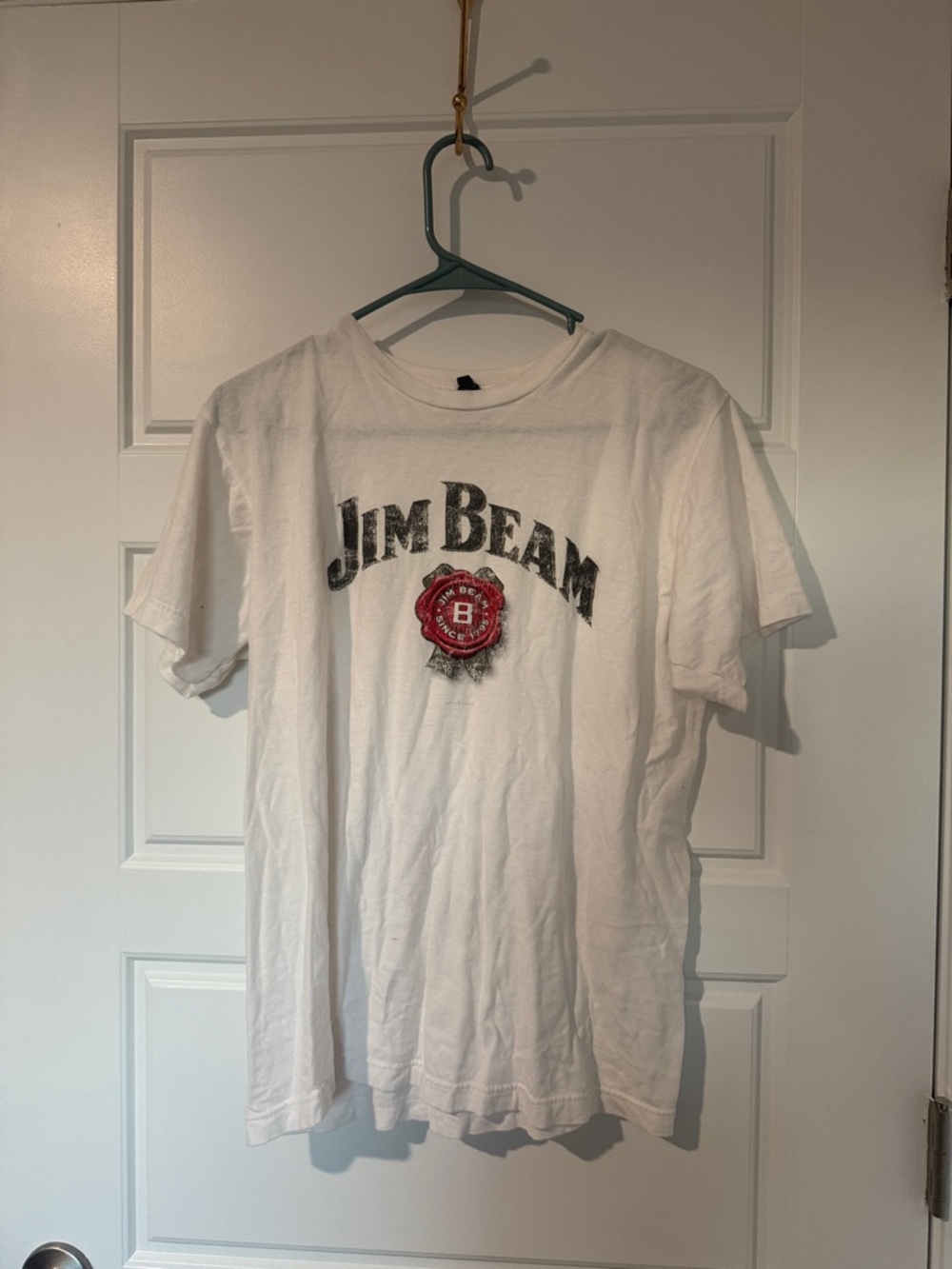 Jim Beam White Graphic Logo Short Sleeve Tee